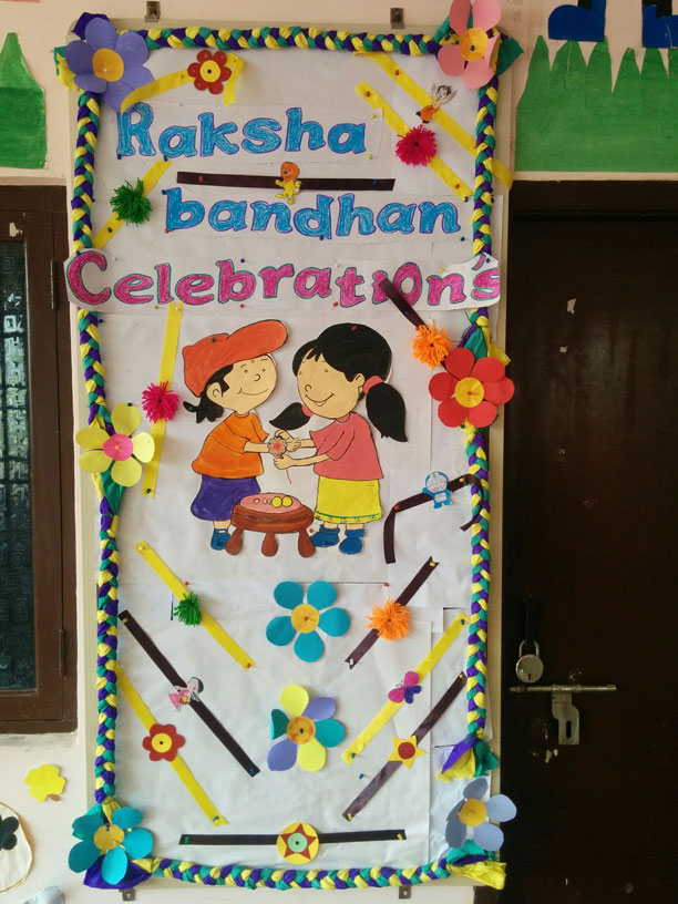 Share more than 120 raksha bandhan board decoration super hot seven