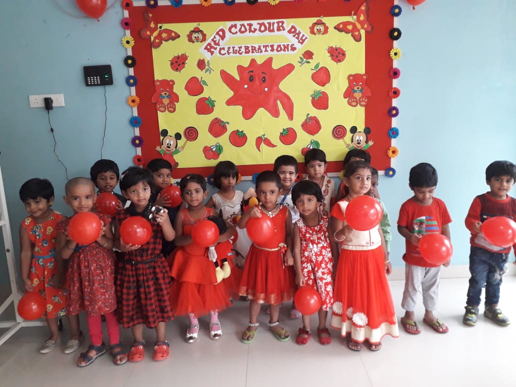 Red Colour Day Celebrations Pics at Tirupati (4) | Spring Board Academy ...
