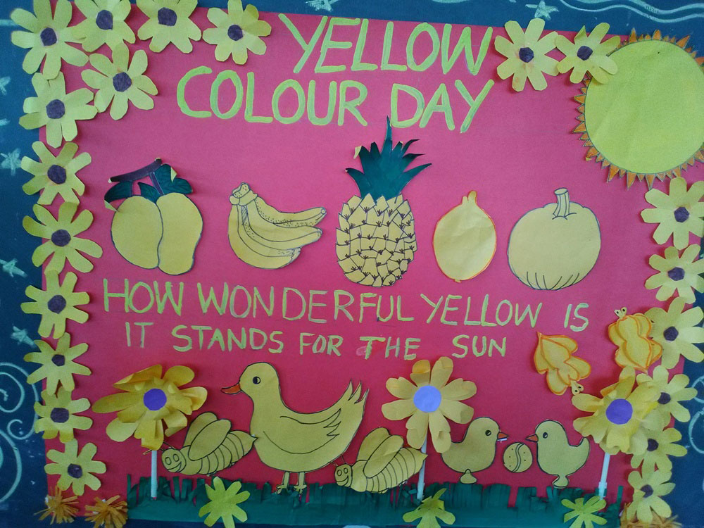 Yellow Colour Day Celebration  Delhi Public School Durgapur