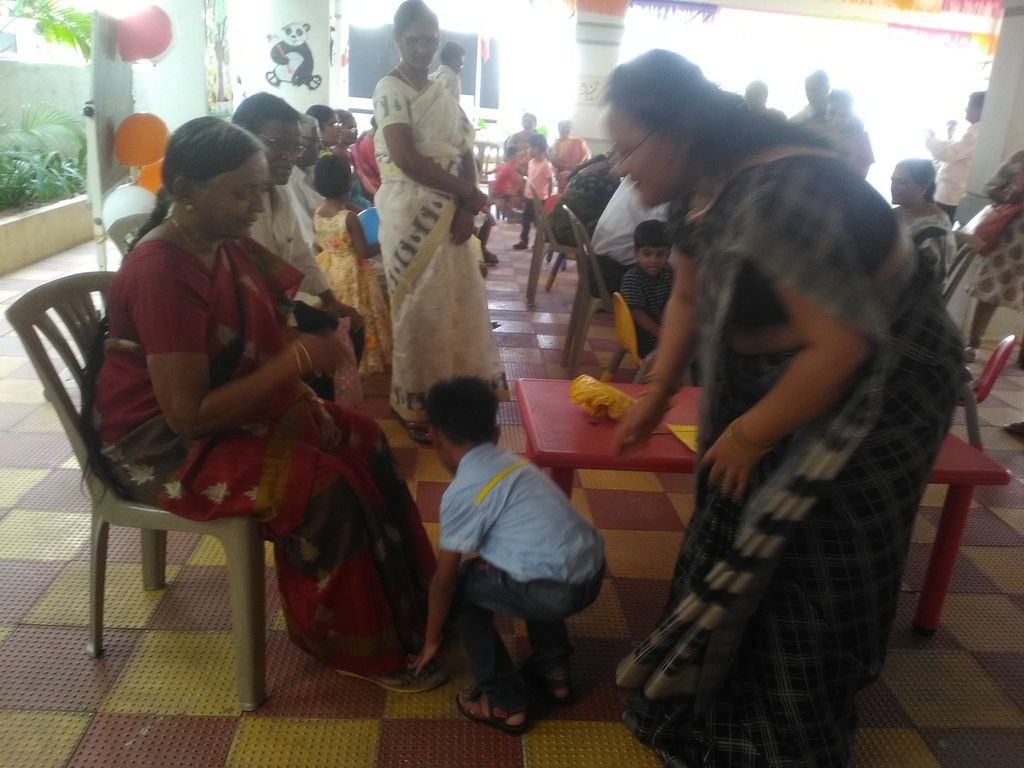 parents day celebration in school